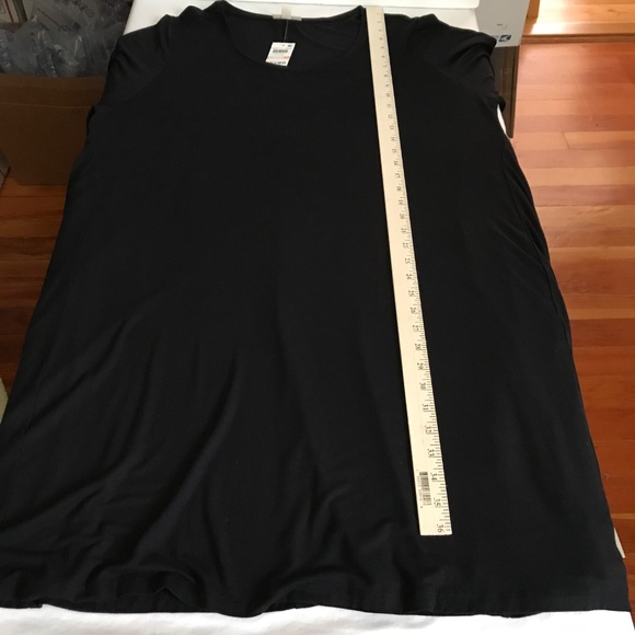 STYLE & CO Fit & Flare Midi Dress Scoop Neck Black Swing Women’s Plus Size 2X - Picture 15 of 16